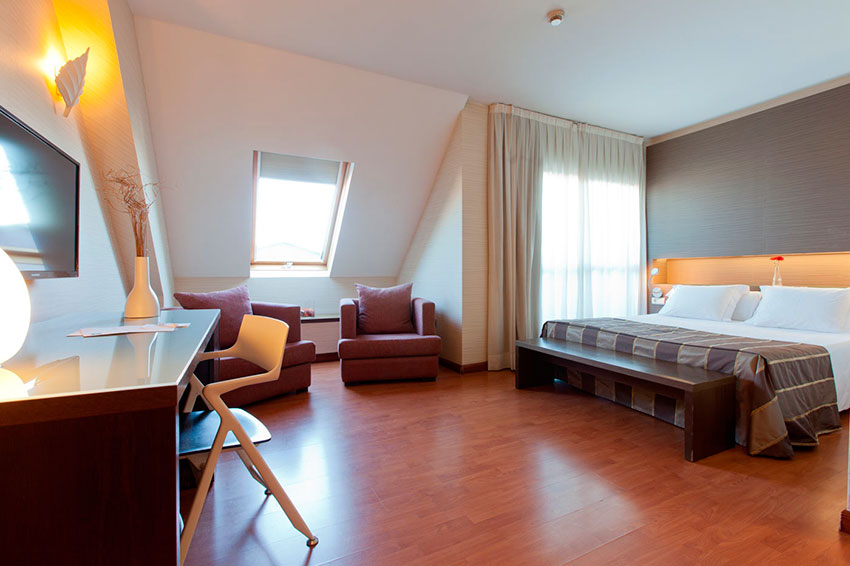 Interior de un hotel de Sevilla
